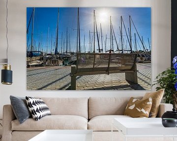 Bateaux et yachts au port de plaisance de l'île de Majorque, en Espagne. sur Alex Winter