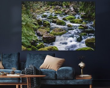 Njupeskar Waterfall Sweden van Sonny Vermeer