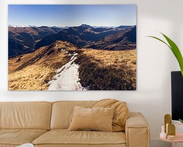 View of the Eastern Alps near Saalbach-Hinterglemm by Shanti Hesse