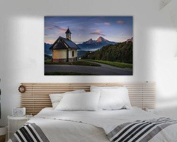 Die Kirchleitn Kapelle über Berchtesgaden von Steffen Peters