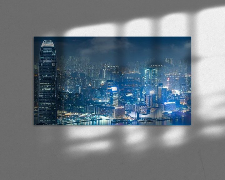 Beispiel: Skyline von Hongkong von Shanti Hesse