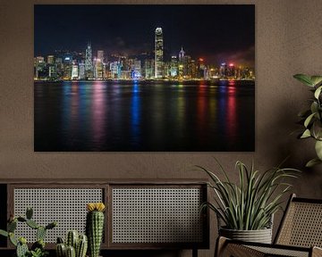 Hong Kong skyline by Shanti Hesse
