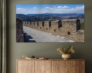 Hiking on the Great Wall of China by Shanti Hesse