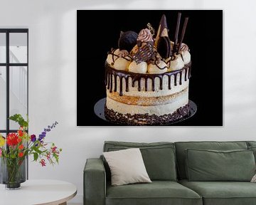 Hip hip hip hurray un gâteau au chocolat sur Jolanda de Jong-Jansen