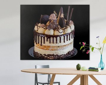 Hip hip hurray a chocolate cake by Jolanda de Jong-Jansen