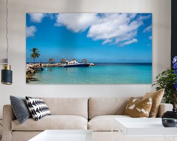 Blue Bay Curacao by Keesnan Dogger Fotografie