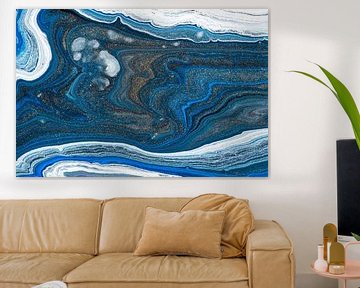 Vagues bleues sur Gisela- Art for You