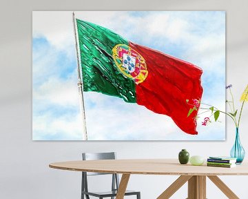 Portugiesische Flagge (Kunst) von Art by Jeronimo
