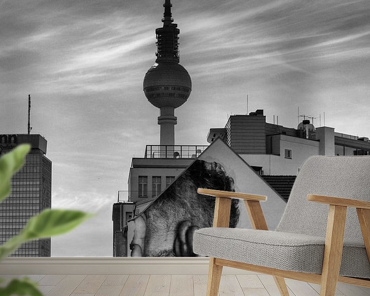 Beispiel fototapete: Blick vom Prenzlauer Berg in Berlin von Frank Andree