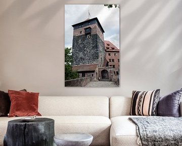 Toren van Kasteel in Neurenberg, Duitsland