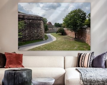 Murs de la forteresse de la ville de Nuremberg, Allemagne