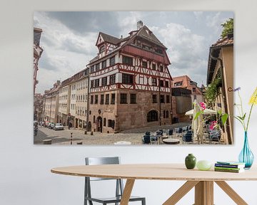 Dürers Haus in der Stadt Nürnberg, Deutschland von Joost Adriaanse