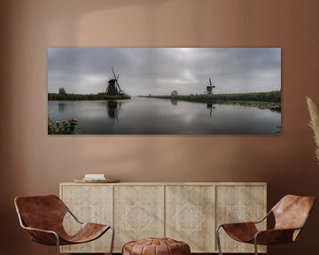 Moulins à vent de Kinderdijk sur Mart Houtman