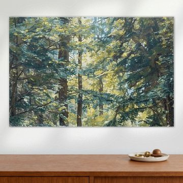 Eine Wohltat: Sonnenlicht und Vitalität im Wald von Dirk van der Ven