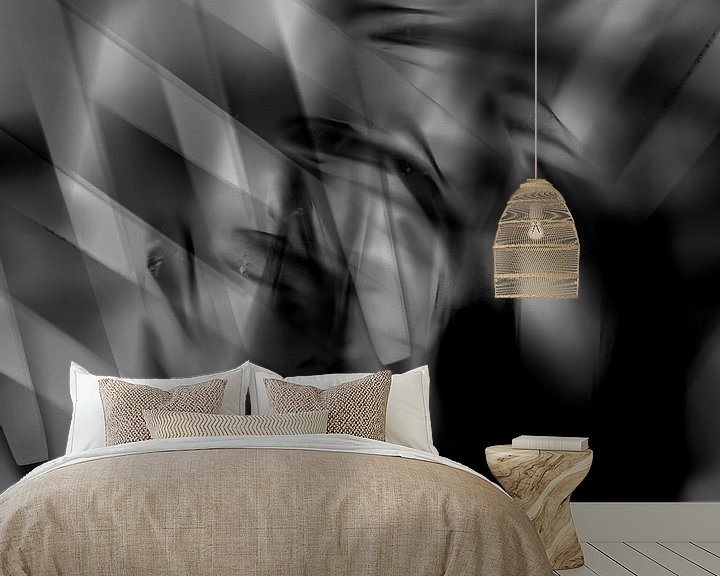 Sfeerimpressie behang: Black and White 2 van Willy Backhaus