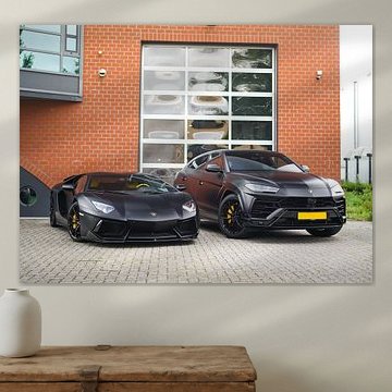 Blacked Out Lamborghini Aventador & Urus