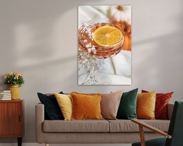 Champagne oranje van Melanie Schat