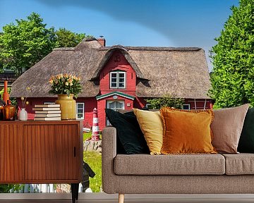 Historisch huis in Norddorf op het eiland Amrum