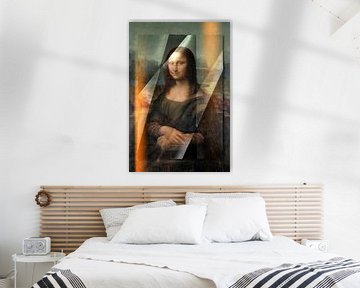 Mona Lisa - wrinkled edition van Gisela- Art for You