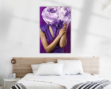 Purple tears van Gisela- Art for You