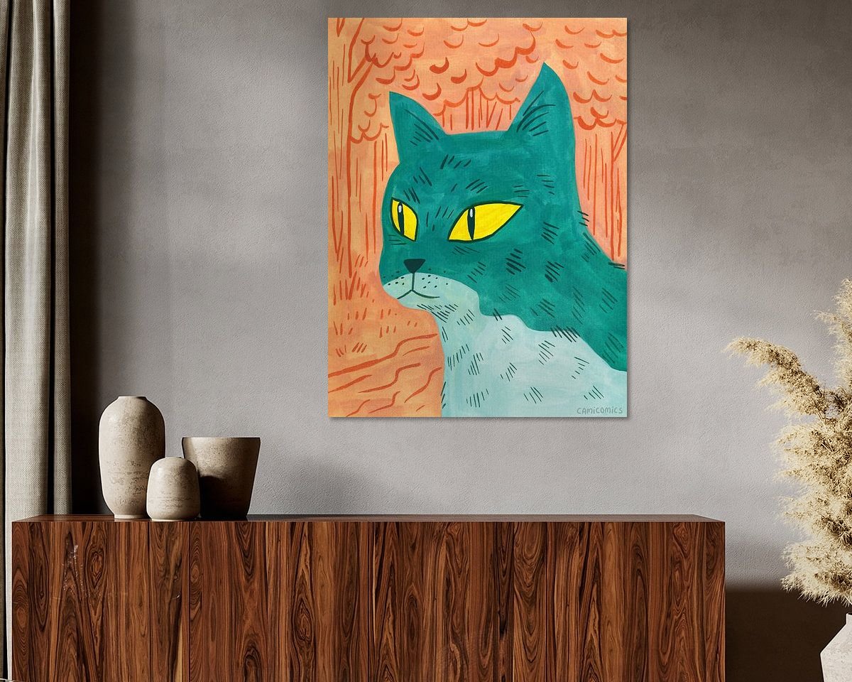 Example of the artwork in a room