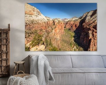 View from Angels Landing to Zion Canyon by Markus Lange