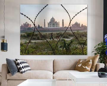 Een andere kijk op de Taj Mahal van Shanti Hesse