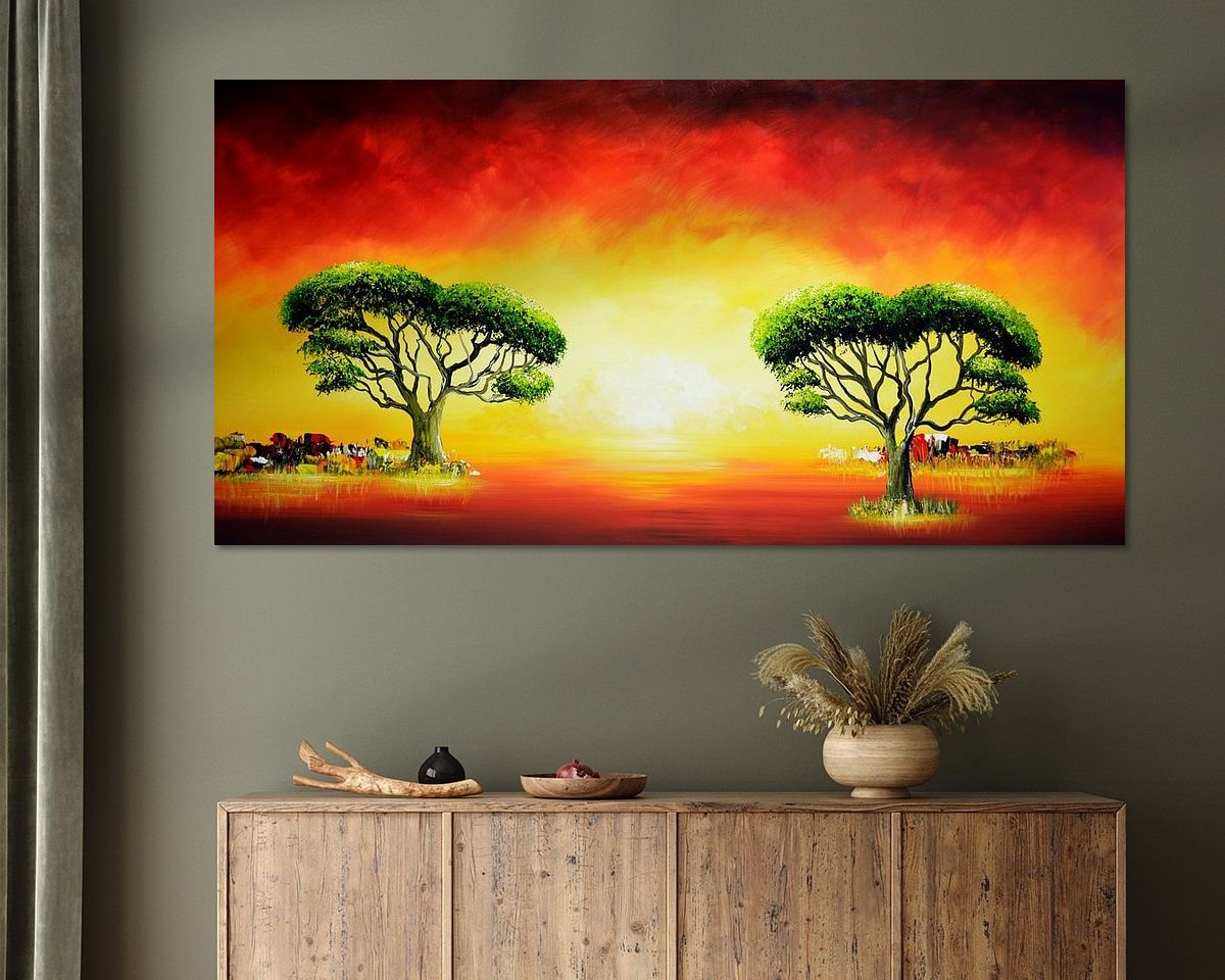 Example of the artwork in a room