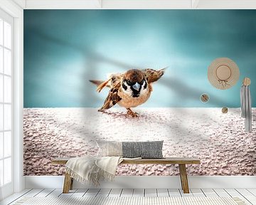 Dansende Mus / Yoga Mus van Marlies Gerritsen Photography