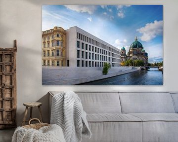 Humboldt Forum and Berlin Cathedral by Frank Andree