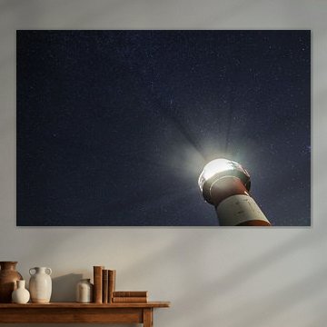 Westkapelle lighthouse with stars