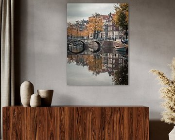 Keizersgracht in autumn #1 by Roger Janssen