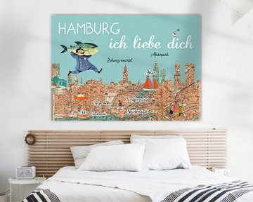 Hamburg ich liebe dich von Green Nest