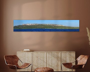 HD panorama photo Table Mountain Curacao by Atelier Liesjes