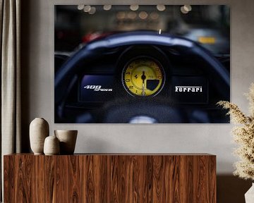 Dashboard Ferrari 488 Spider van Joost Prins Photograhy