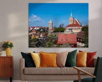 Skyline van Bautzen in Oost-Duitsland van Animaflora PicsStock