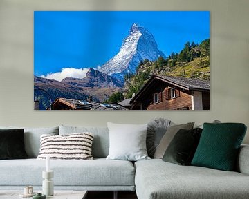 Matterhorn bergtop bij Zermatt, Zwitserland
