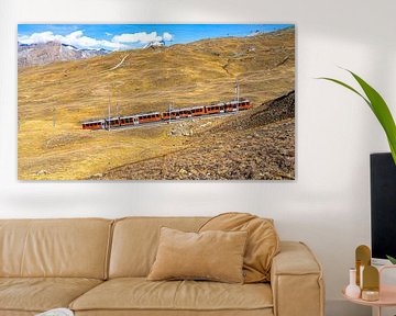 Gornergrat trein van Zermatt naar Gornergrat (Zwitserland)