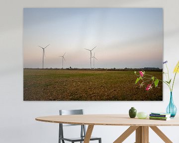Wind turbines at Garzweiler and Elsbachtal Grevenbroich by Michael Ruland