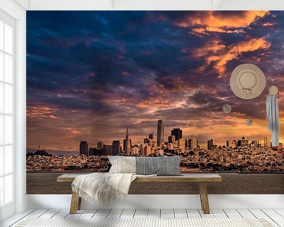 Example of the artwork in a room