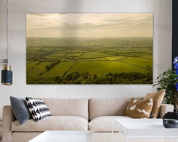 Cotswolds groene heuvels in Engeland van Robin Jongerden