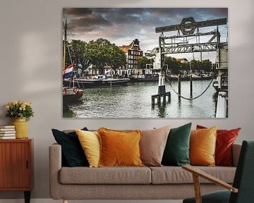 Kuipershaven/Wolwevershaven in Dordrecht van Lizanne van Spanje