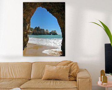 Peinture de grottes au Portugal sur Eye on You