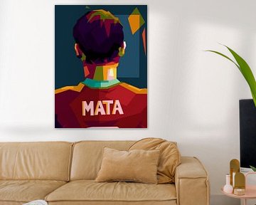 Juan Mata geweldige popart van miru arts
