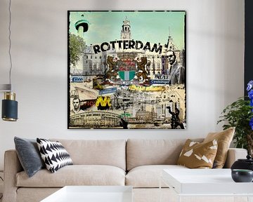 Rotterdam Collage van Rene Ladenius Digital Art