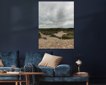 Bewolkte duinen van Daphne Karaberis