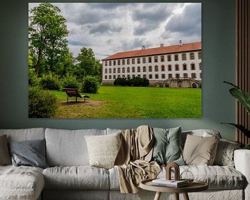 Paysage de parc à couper le souffle au château d'Elisabethenburg sur Oliver Hlavaty