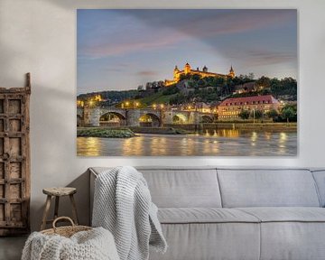 Würzburg in the evening by Michael Valjak