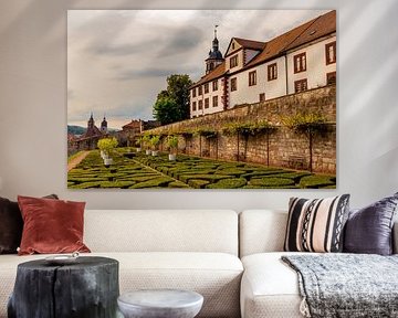 Château de Wilhelmsburg dans la lumière d'automne sur Oliver Hlavaty