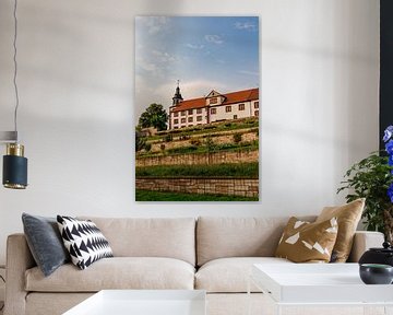 Château de Wilhelmsburg dans la lumière d'automne sur Oliver Hlavaty